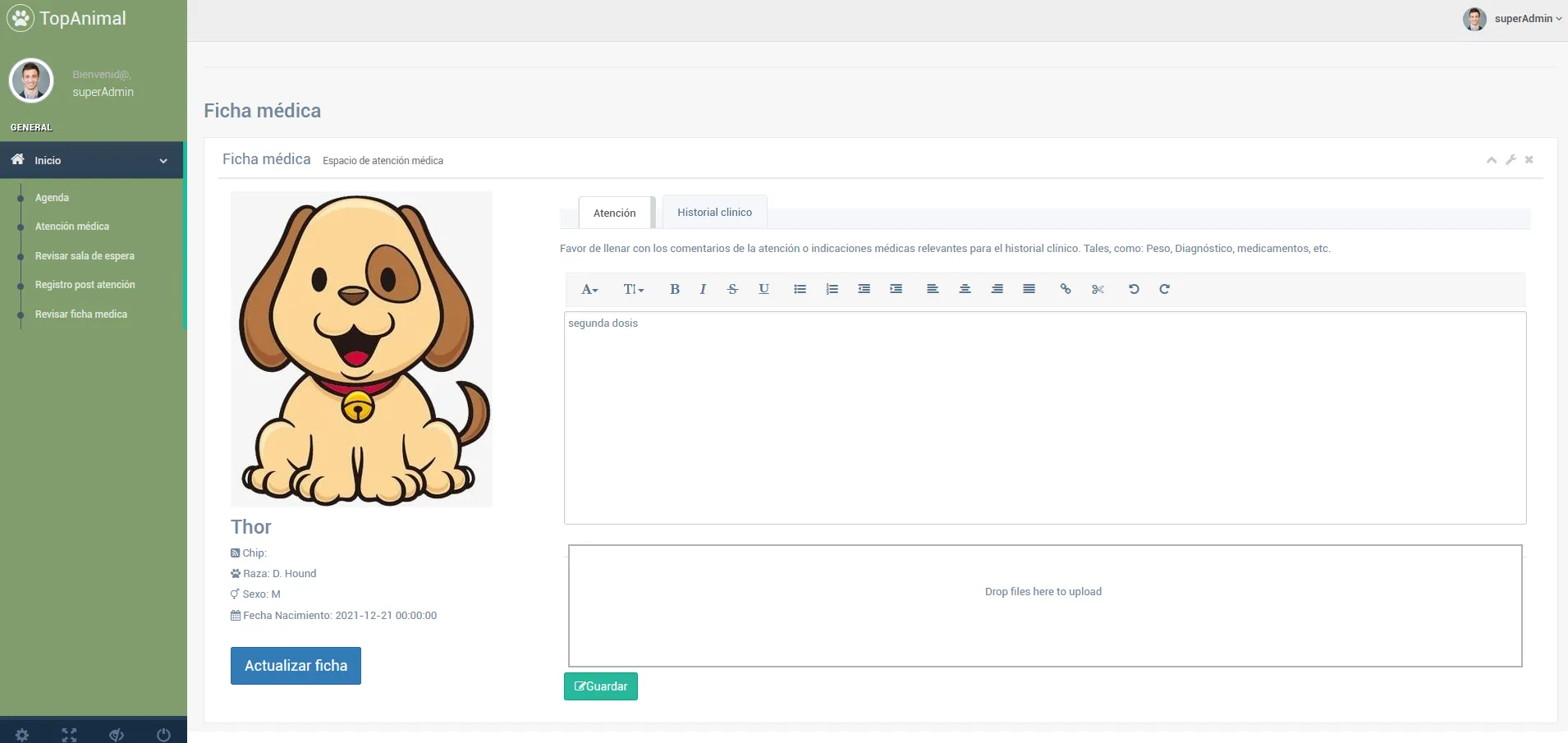 Captura Plataforma TopAnimal